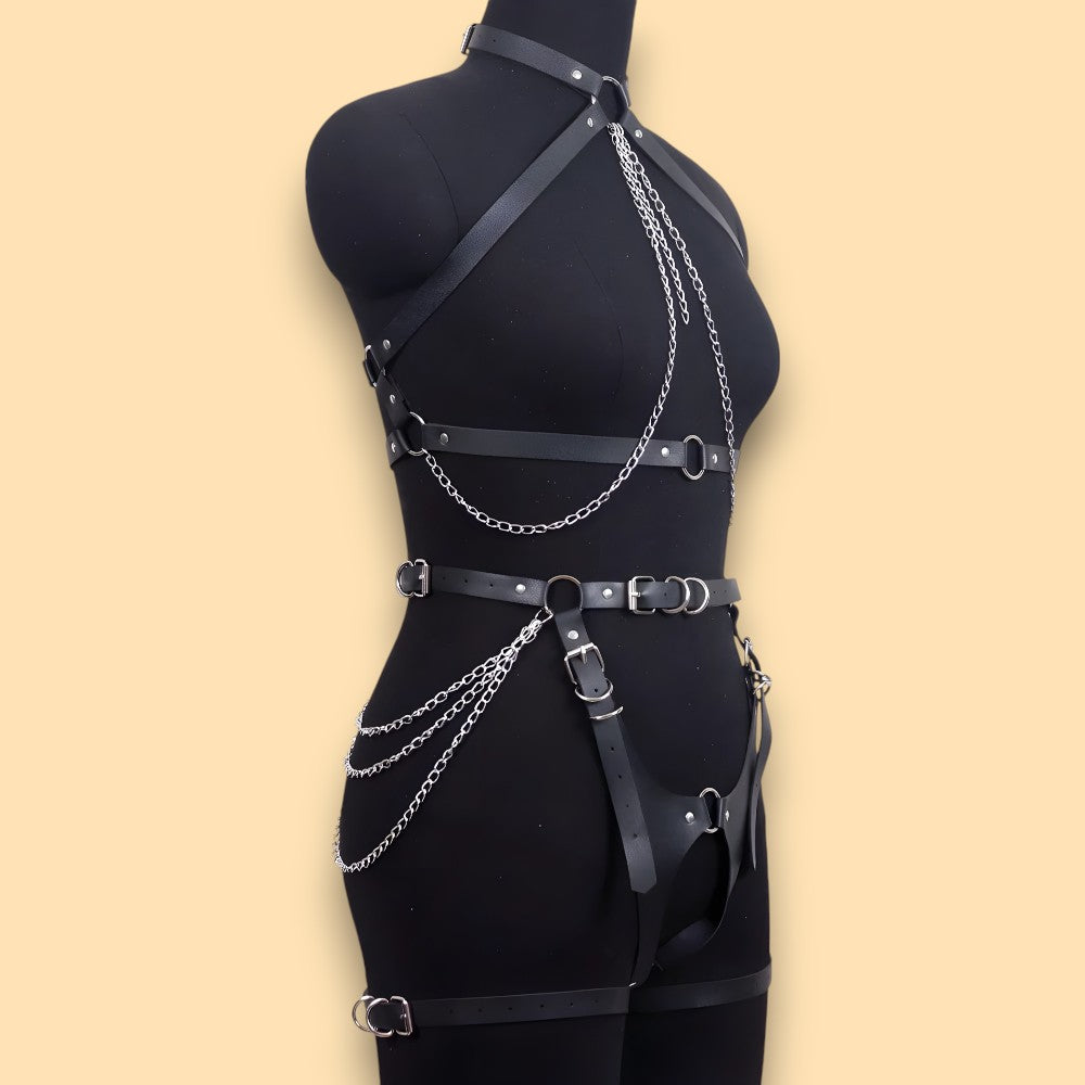Inga™ - Mörk Förförelse Harness Set