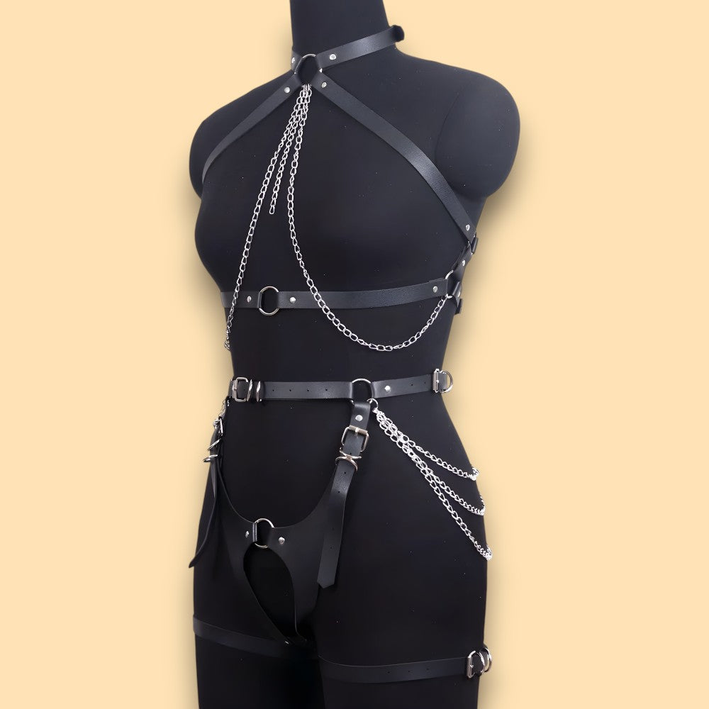 Inga™ - Mörk Förförelse Harness Set