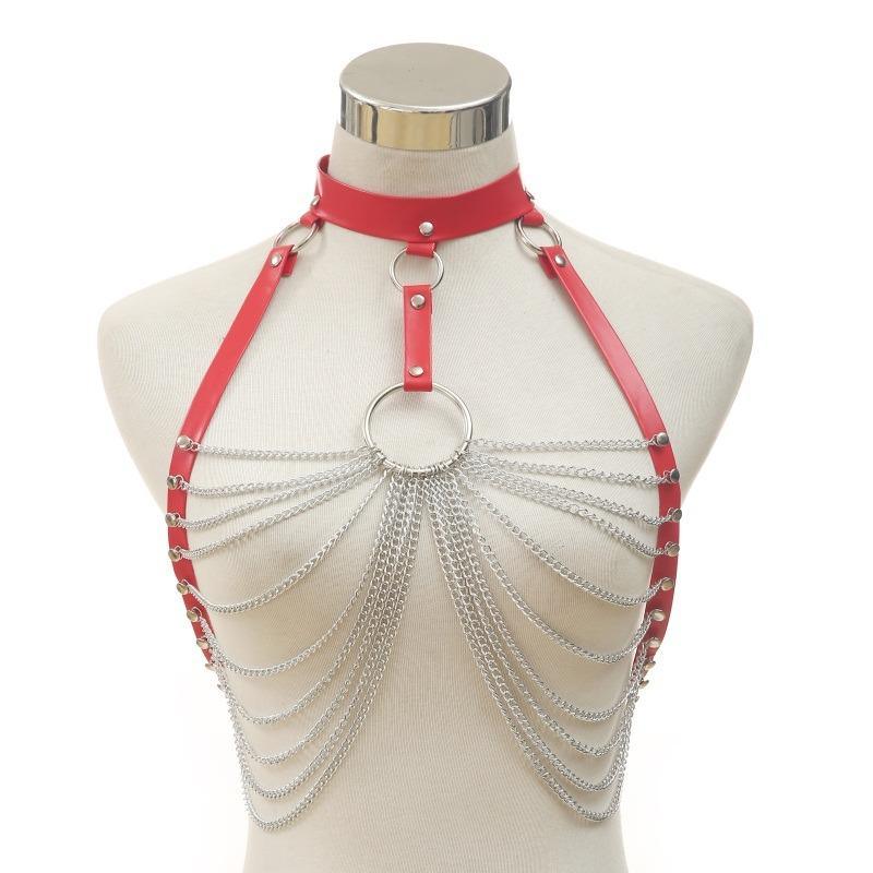 Aveline™ | Mystique Chain Harness med Sinnlig Styrka