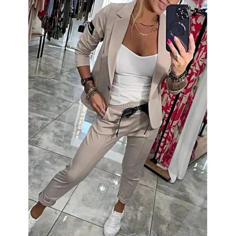 Katrine™ - Skräddarsydd Tvådelad Kostym