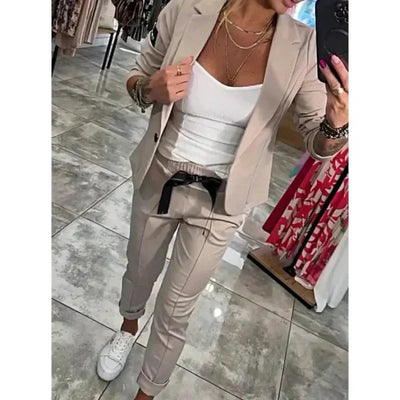 Katrine™ - Skräddarsydd Tvådelad Kostym