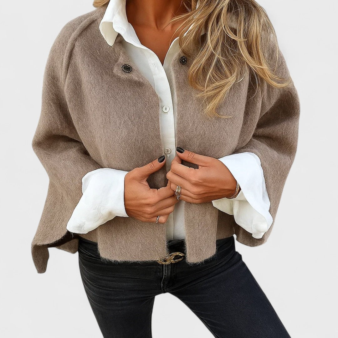 Judith™ - Elegant och Varm Kort Jacka