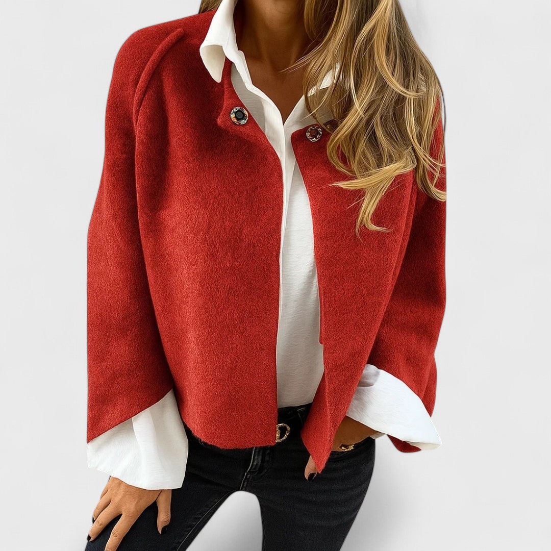 Judith™ - Elegant och Varm Kort Jacka