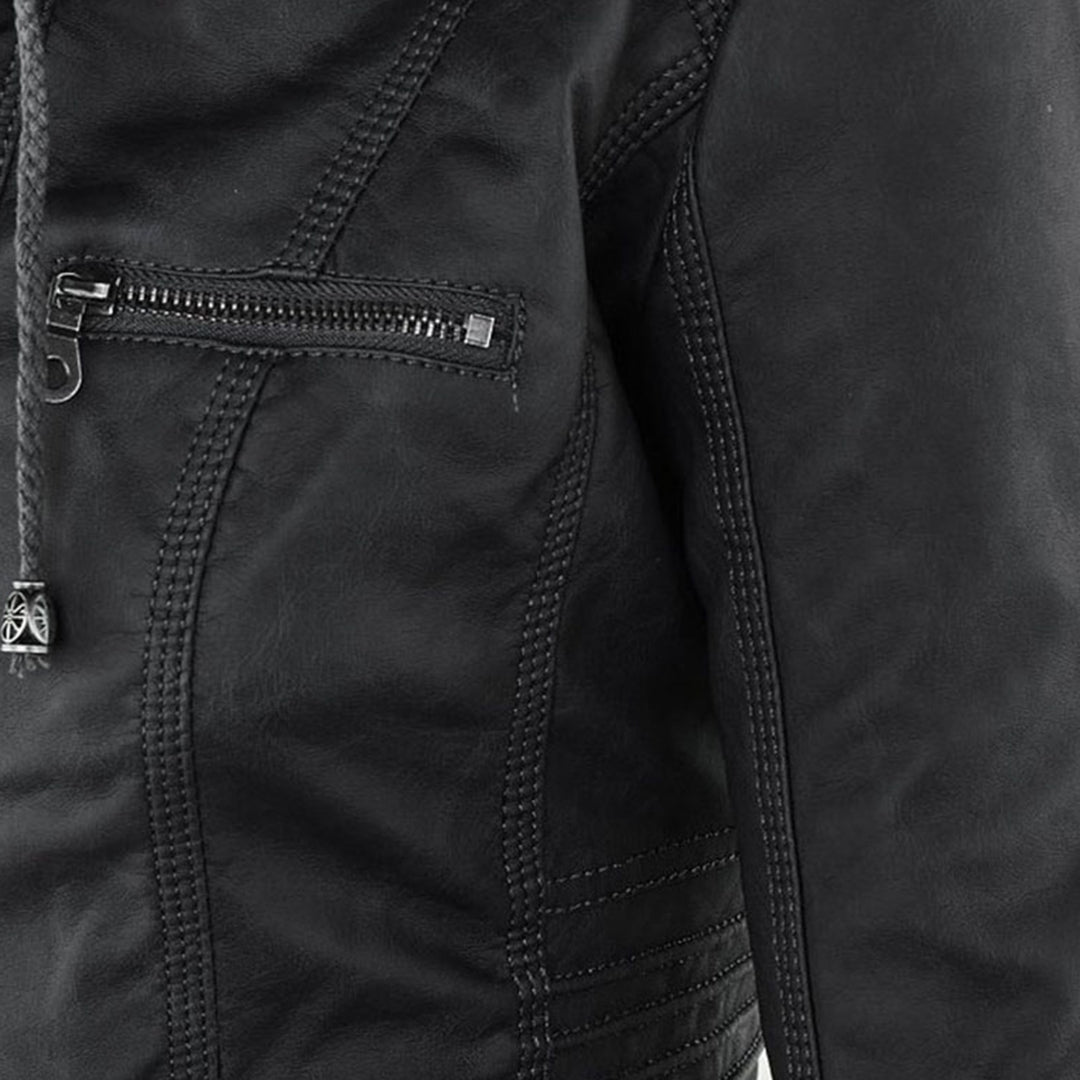 Bellini™ - Trendig Skinnjacka med Huvtröja