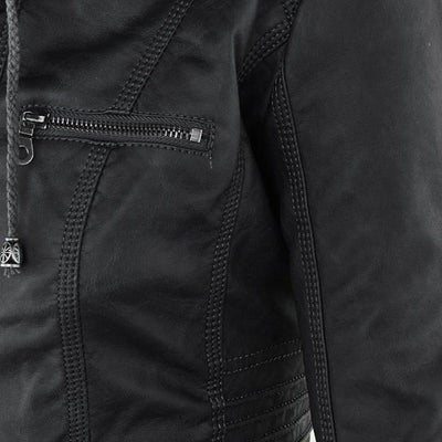 Bellini™ - Trendig Skinnjacka med Huvtröja