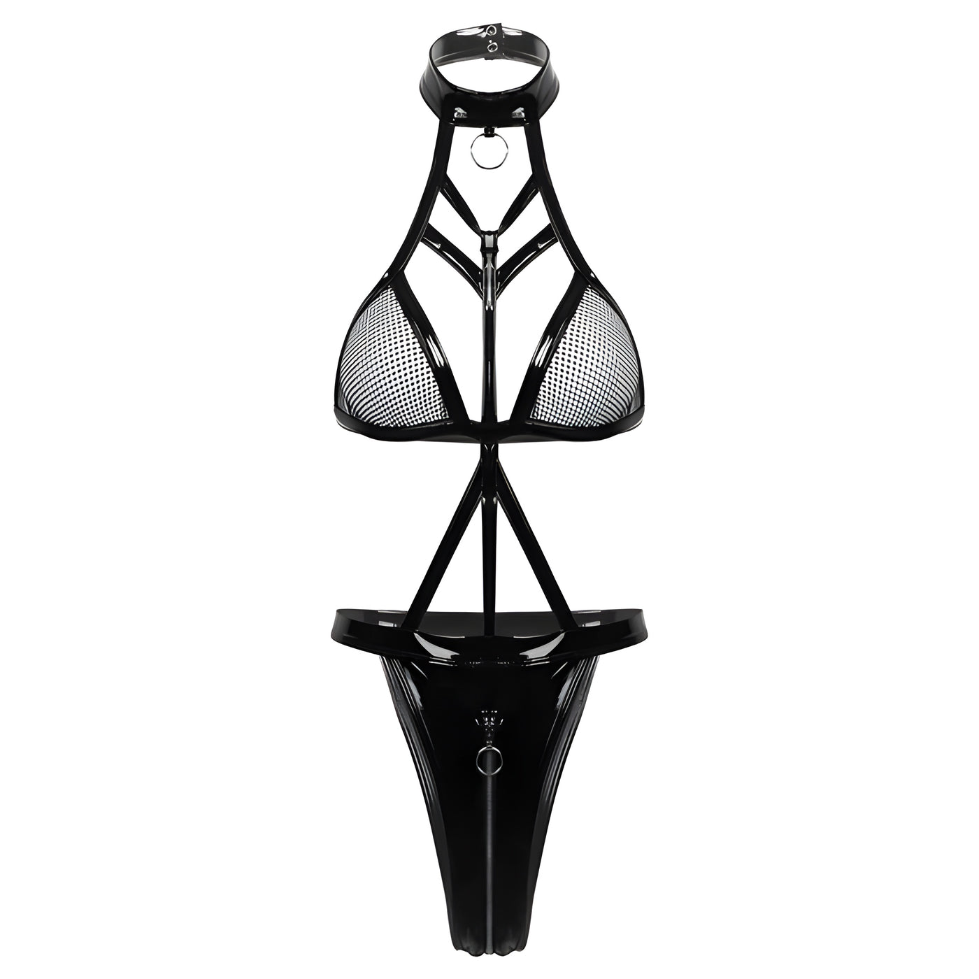 Alis™ - Sensuell Läder-Teddy – Där Elegans Möter Frestelse