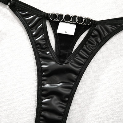 Pine™ - Sensuell Lingerieset med Hög Midja och V-ringning