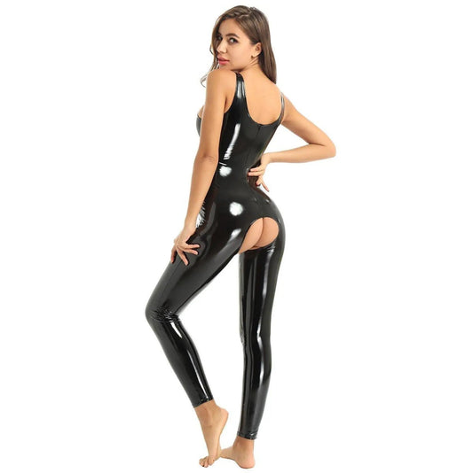 Rora™ - Djärv catsuit i latex utan gren