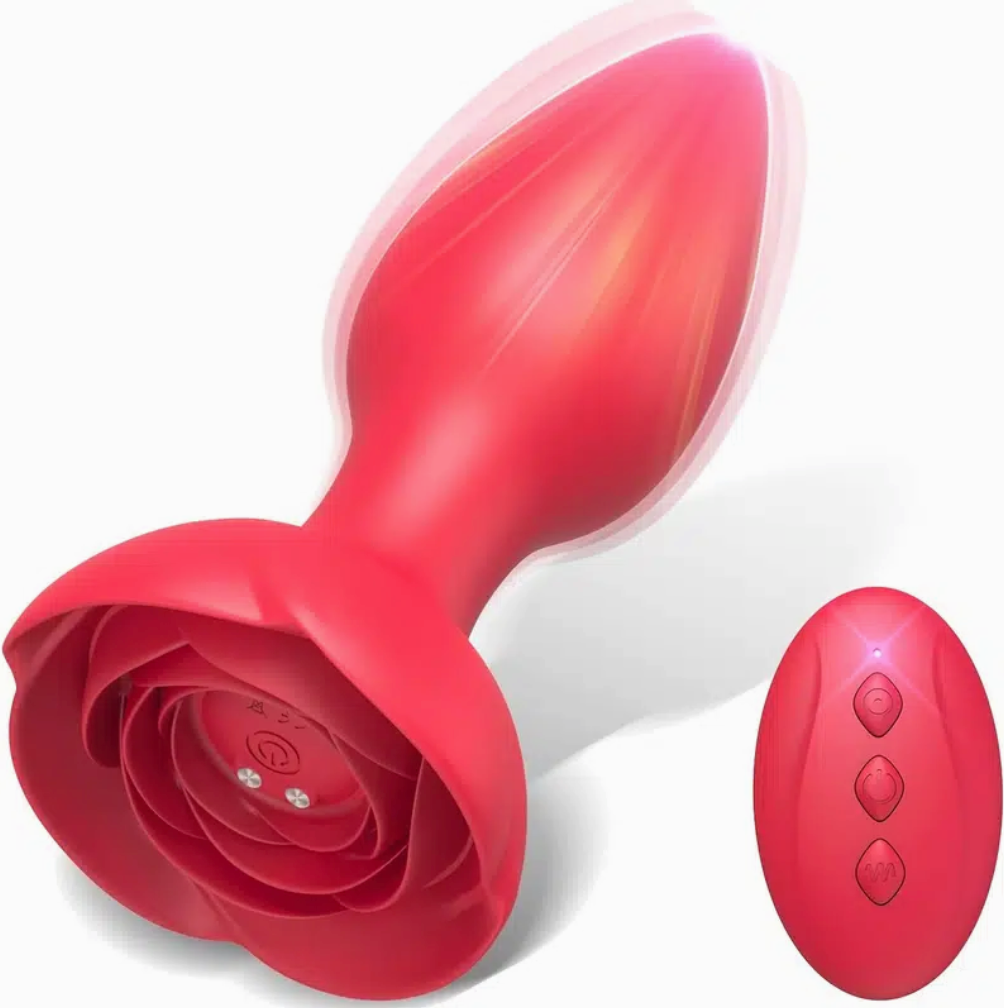 Roos™ | Rose Remote Control Vibrating Stimulator