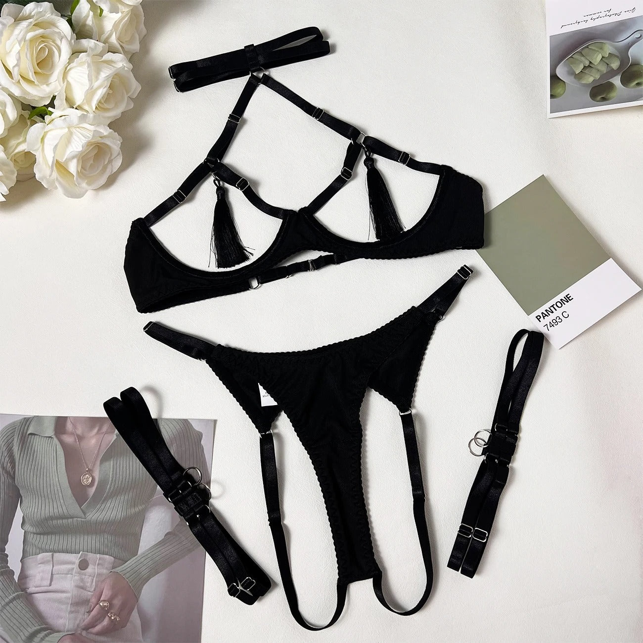 Nomi™ - Scarlet Seduction Lingerie Set