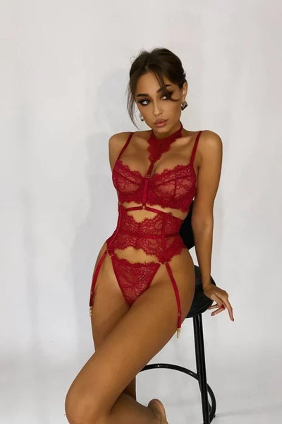 Kiara™ | Lace Seduction Set (5-delad)
