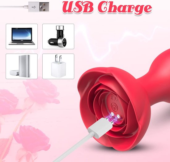 Roos™ | Rose Remote Control Vibrating Stimulator