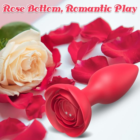 Roos™ | Rose Remote Control Vibrating Stimulator