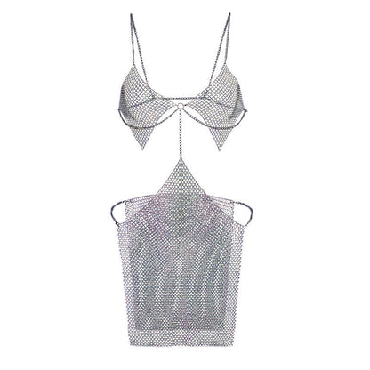 Luna™ - Sexig Nattklubbs-jumpsuit med Hängslen