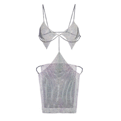 Luna™ - Sexig Nattklubbs-jumpsuit med Hängslen